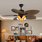 Ceiling Fan With Light Six Speed Remote Quiet Operation
