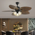 Ceiling Fan With Light Six Speed Remote Quiet Operation