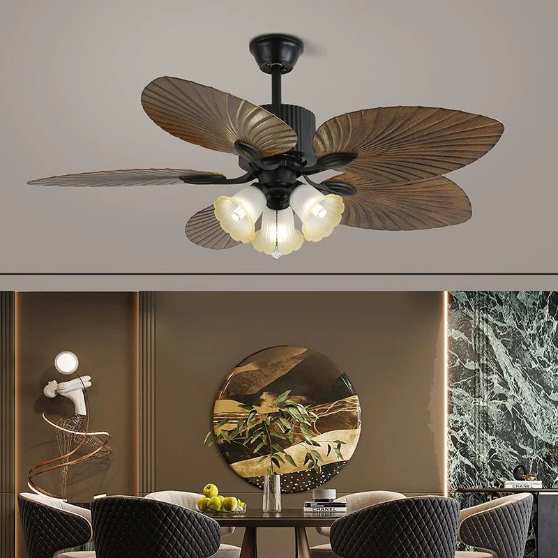 Ceiling Fan With Light Six Speed Remote Quiet Operation