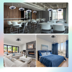 Ceiling Fan With Light Whisper-Quiet Four Speeds