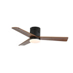 Ceiling Fan Wood Blades Integrated LED Remote Control