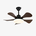 Ceiling Fan Wood Finish LED Remote