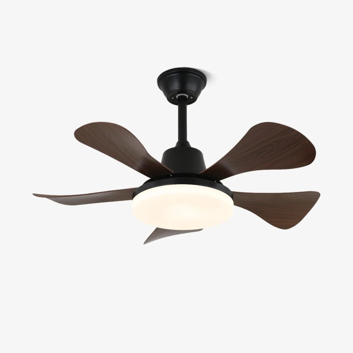 Ceiling Fan Wood Finish LED Remote