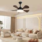 Ceiling Fan Wood Finish LED Remote