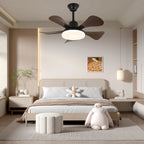 Ceiling Fan Wood Finish LED Remote