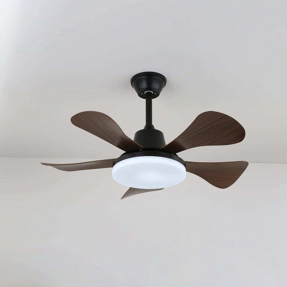 Ceiling Fan Wood Finish LED Remote