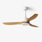 Ceiling Fan Wood Grain Whisper-Quiet Reversible Remote