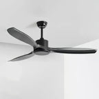 Ceiling Fan Wood Grain Whisper-Quiet Reversible Remote