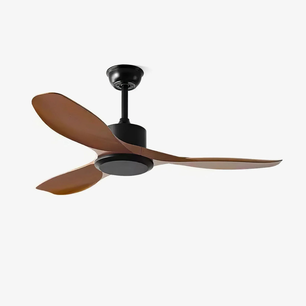 Ceiling Fan Wood Grain Whisper-Quiet Reversible Remote
