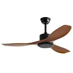 Ceiling Fan Wood Grain Whisper-Quiet Reversible Remote