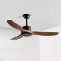 Ceiling Fan Wood Grain Whisper-Quiet Reversible Remote