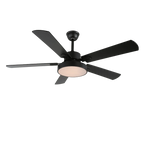 Ceiling Fan Wood-Look Blades Integrated LED Remote Control