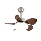 Ceiling Fan Wooden Blades Dimmable LED & Remote Control