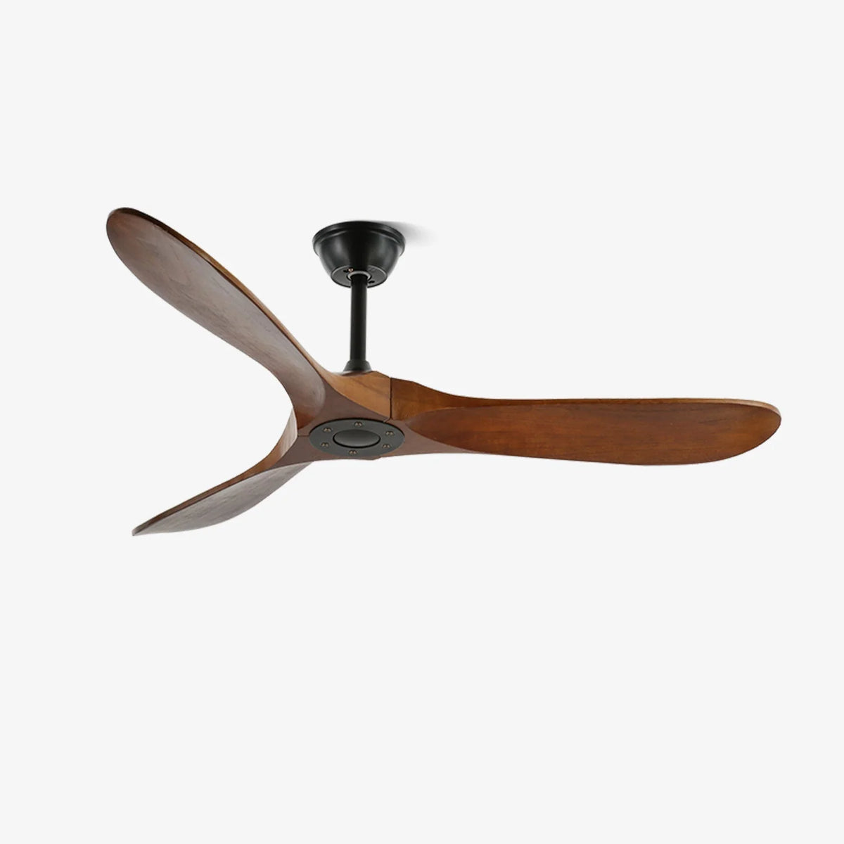 Ceiling Fan Wooden Blades Remote & 6 Speeds