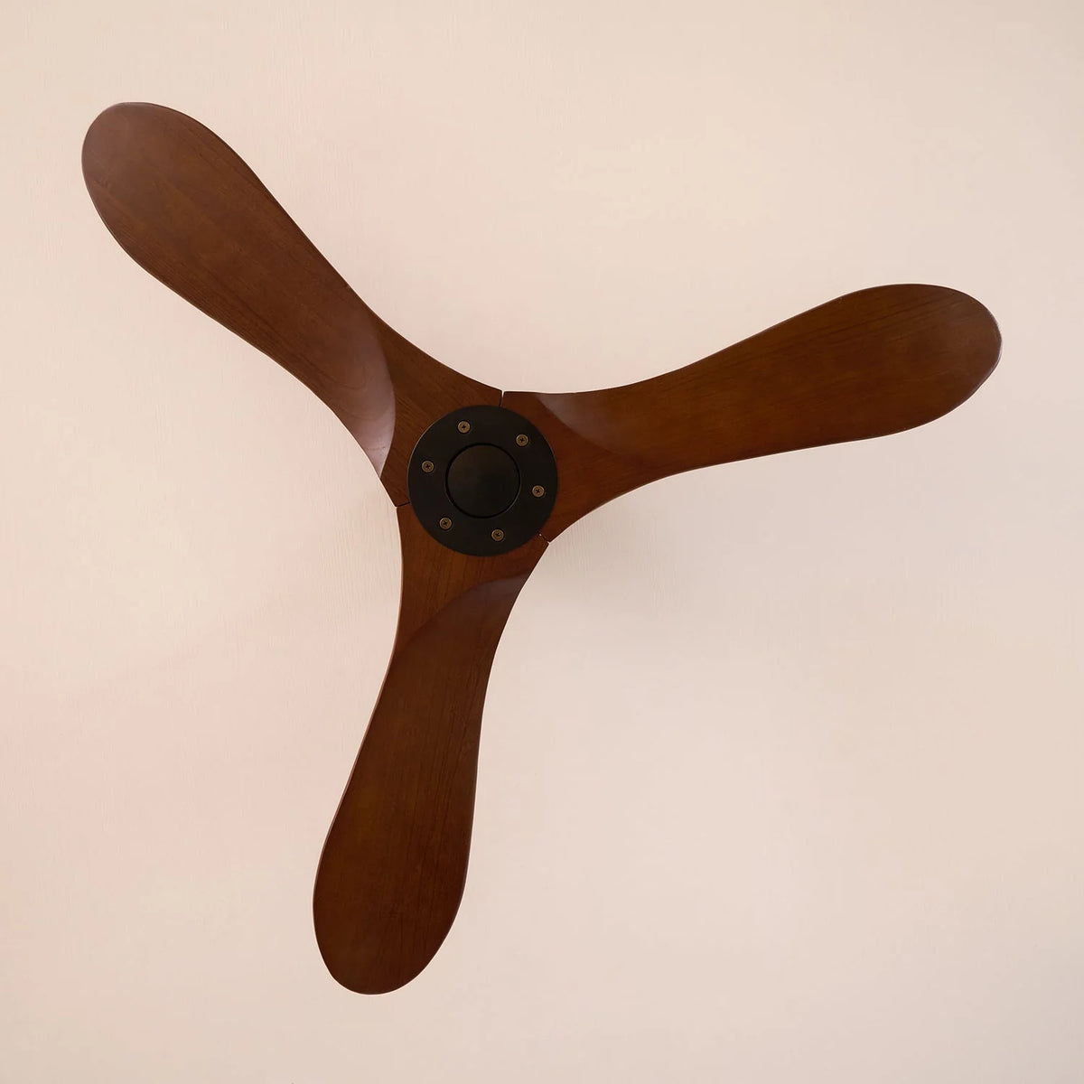 Ceiling Fan Wooden Blades Remote & 6 Speeds