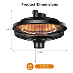 Ceiling Heater 1500W Carbon Fiber Rapid Heat