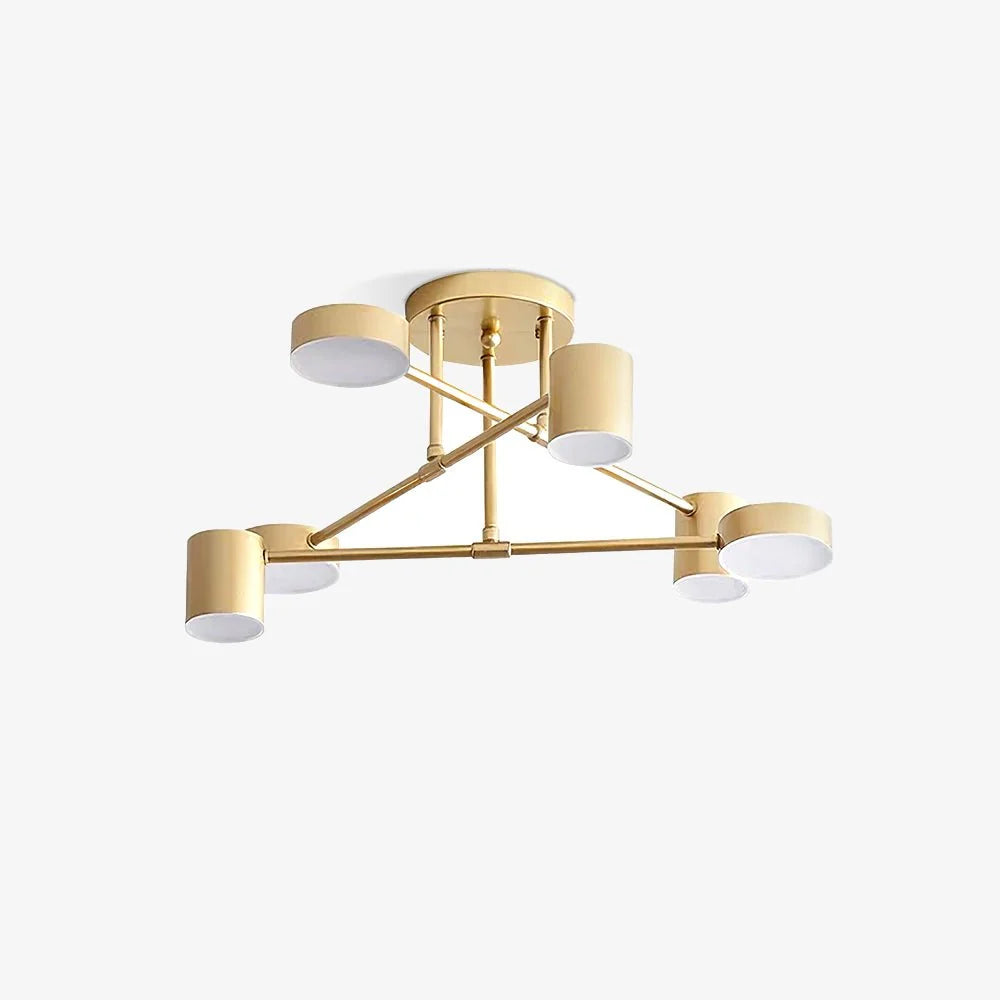 Ceiling Lamp 6-Arm Integrated LED Dimmable