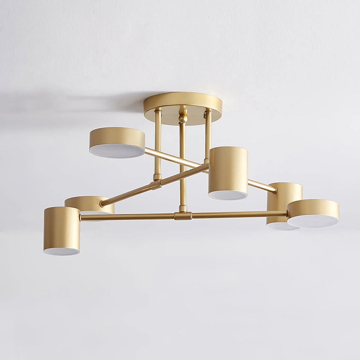 Ceiling Lamp 6-Arm Integrated LED Dimmable