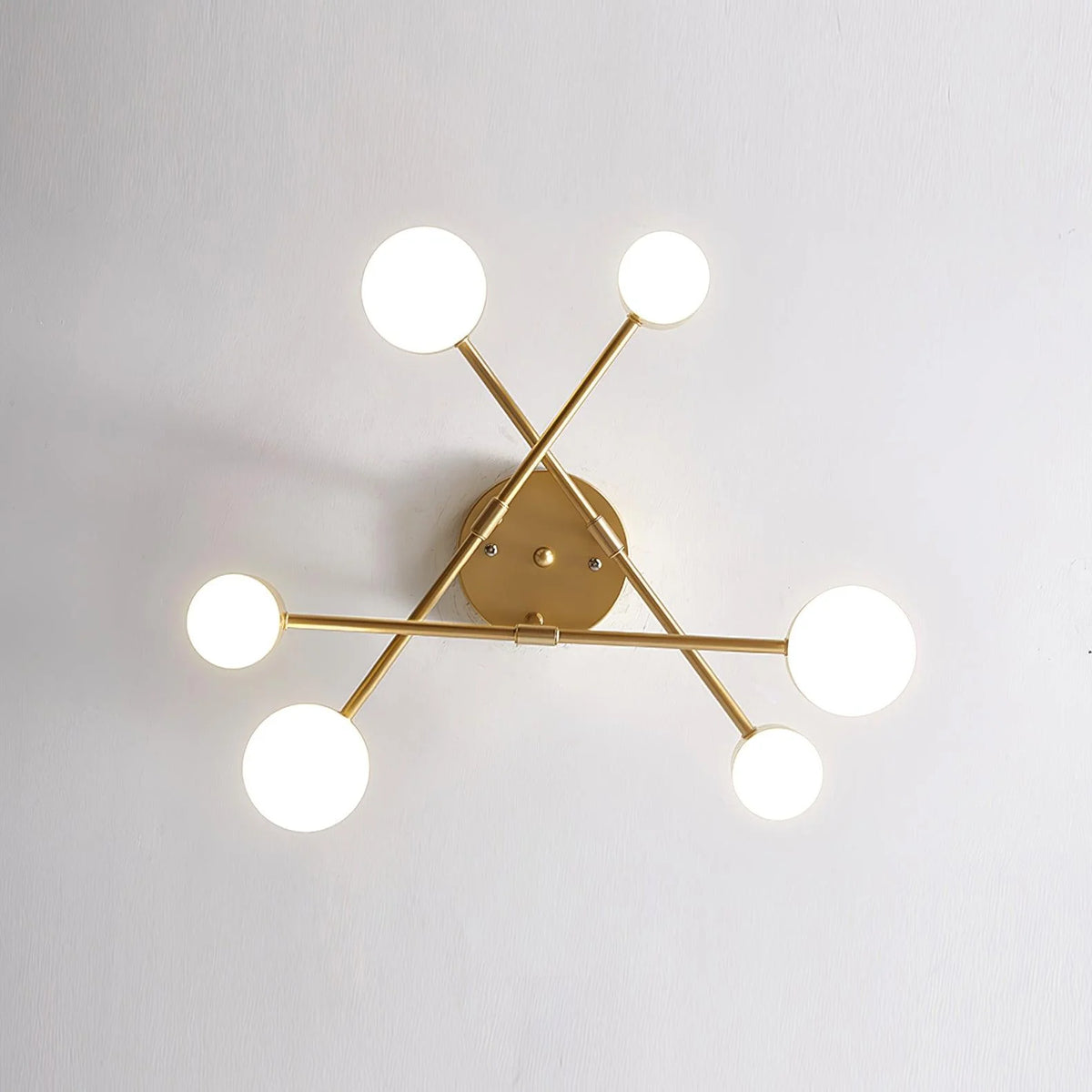 Ceiling Lamp 6-Arm Integrated LED Dimmable