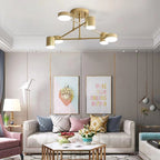 Ceiling Lamp 6-Arm Integrated LED Dimmable