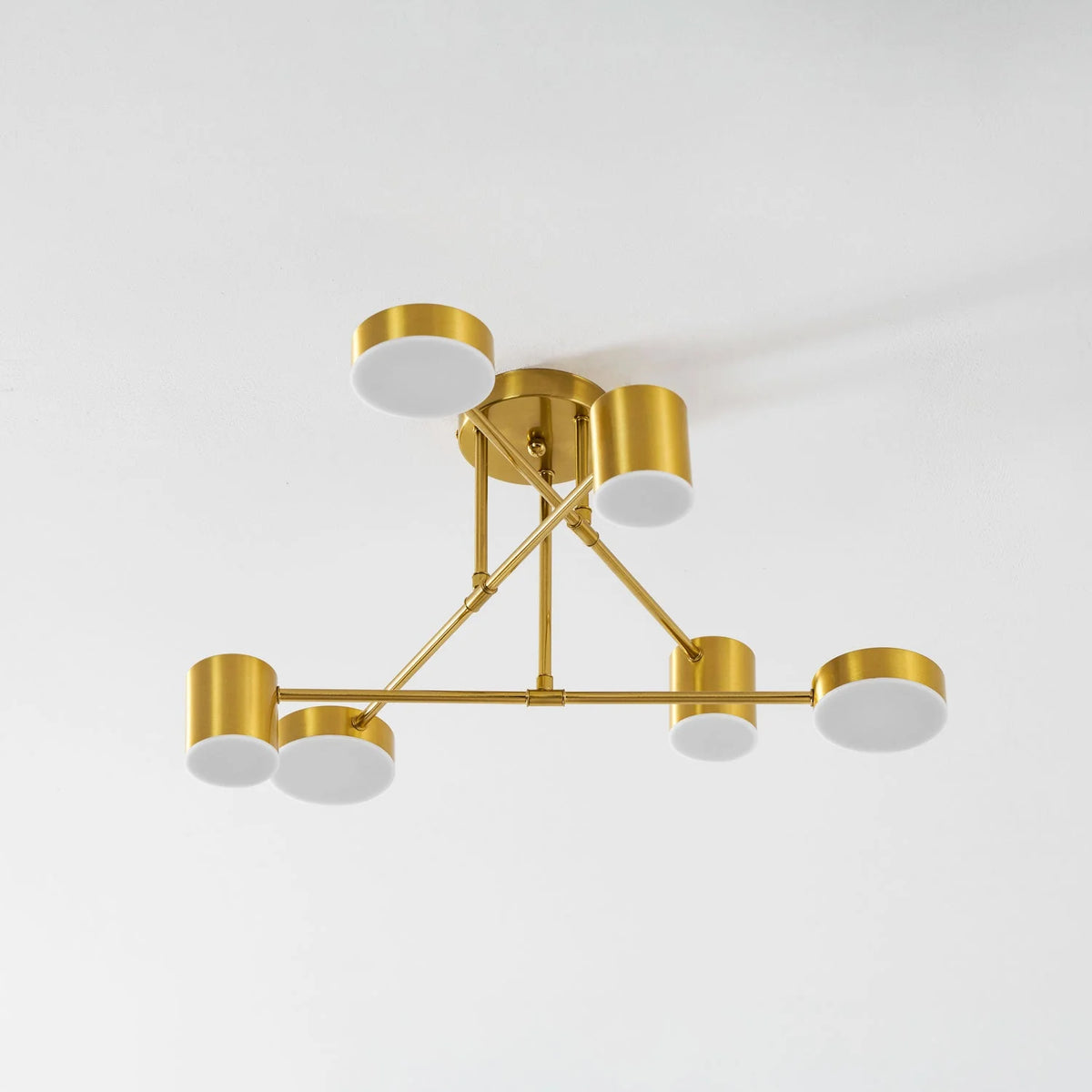 Ceiling Lamp 6-Arm Integrated LED Dimmable