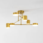 Ceiling Lamp 6-Arm Integrated LED Dimmable