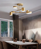 Ceiling Lamp 6-Arm Integrated LED Dimmable