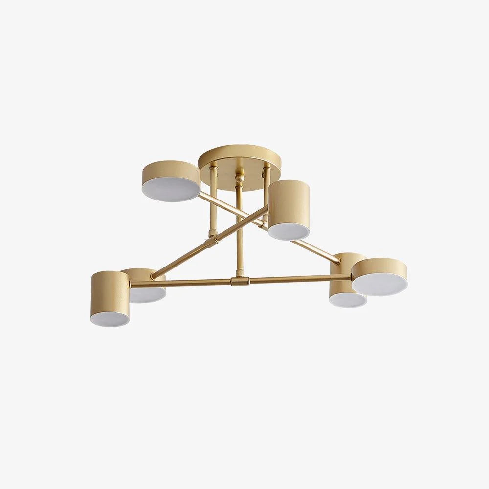 Ceiling Lamp 6-Arm Integrated LED Dimmable