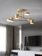 Ceiling Lamp 6-Arm Integrated LED Dimmable