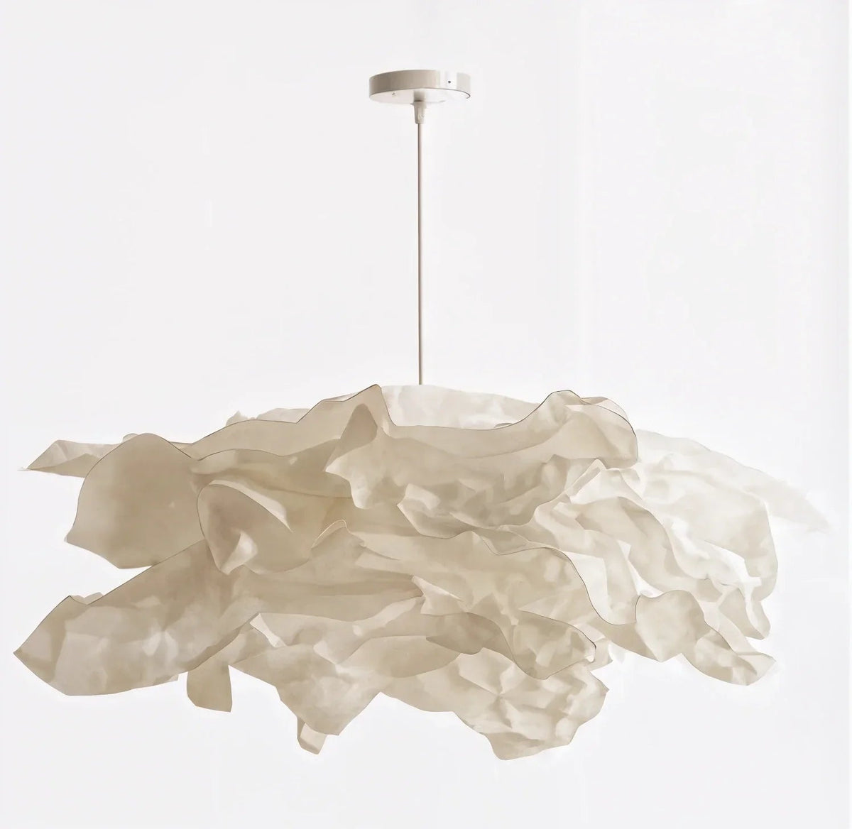 Ceiling Lamp Cloud-Like Japanese Paper Warm Glow