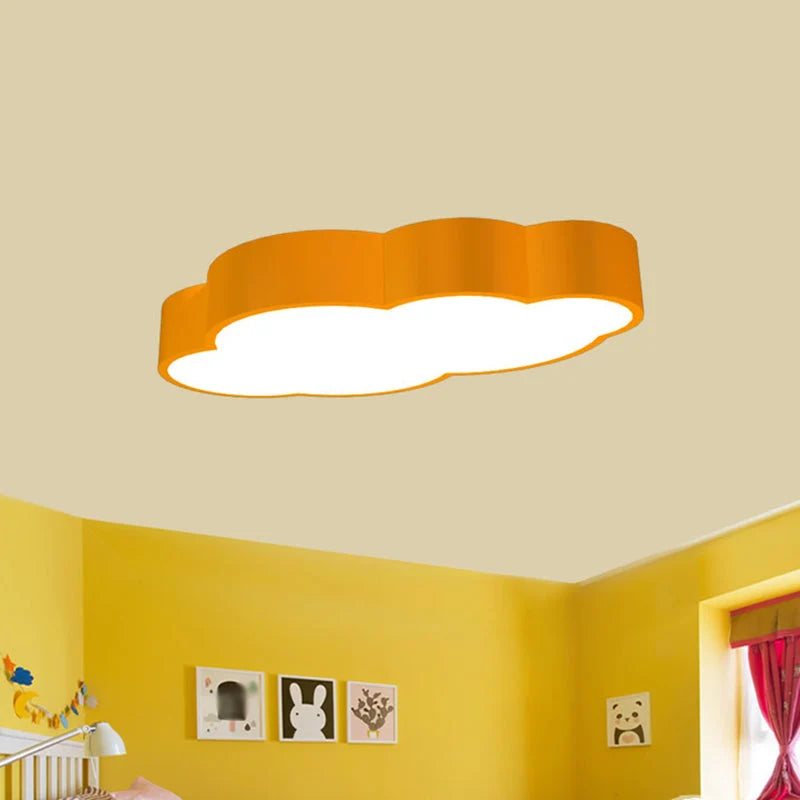 Ceiling Lamp Cloud-Shaped Acrylic Integrated LED