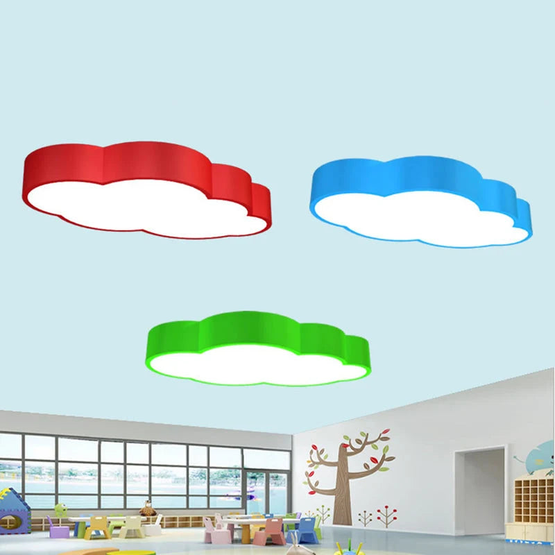 Ceiling Lamp Cloud-Shaped Acrylic Integrated LED