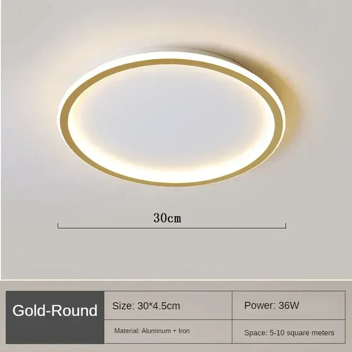 Ceiling Lamp Dimmable LED Glass Diffuser