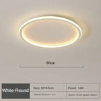 Ceiling Lamp Dimmable LED Glass Diffuser