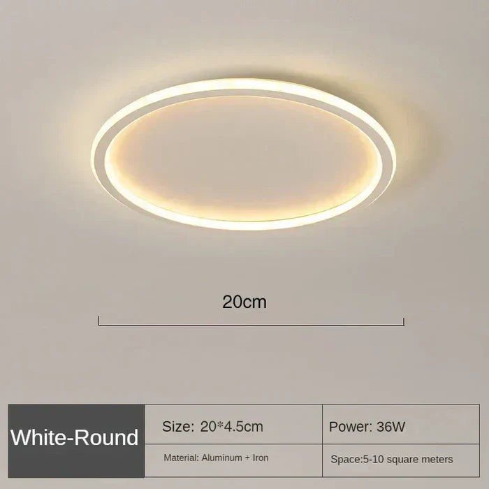 Ceiling Lamp Dimmable LED Glass Diffuser
