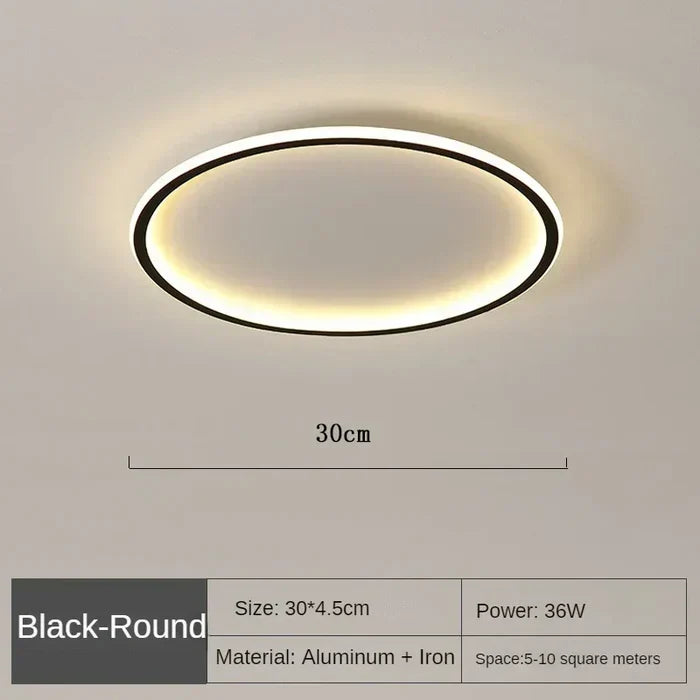 Ceiling Lamp Dimmable LED Glass Diffuser