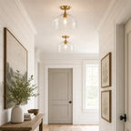 Ceiling Lamp Flush Mount Matte Metal Soft Diffused Light