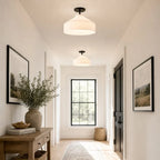 Ceiling Lamp Flush Mount Matte Metal Soft Diffused Light