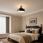 Ceiling Lamp Flush Mount Matte Metal Soft Diffused Light