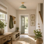 Ceiling Lamp Flush Mount Matte Metal Soft Diffused Light