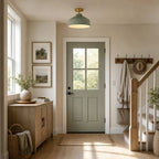 Ceiling Lamp Flush Mount Matte Metal Soft Diffused Light