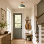 Ceiling Lamp Flush Mount Matte Metal Soft Diffused Light