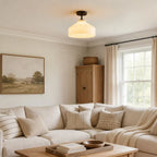 Ceiling Lamp Flush Mount Matte Metal Soft Diffused Light