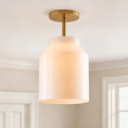 Ceiling Lamp Flush Mount Matte Metal Soft Diffused Light