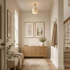 Ceiling Lamp Flush Mount Matte Metal Soft Diffused Light