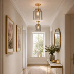 Ceiling Lamp Flush Mount Matte Metal Soft Diffused Light