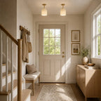 Ceiling Lamp Flush Mount Matte Metal Soft Diffused Light