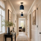 Ceiling Lamp Flush Mount Matte Metal Soft Diffused Light