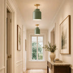 Ceiling Lamp Flush Mount Matte Metal Soft Diffused Light