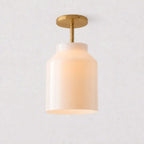 Ceiling Lamp Flush Mount Matte Metal Soft Diffused Light